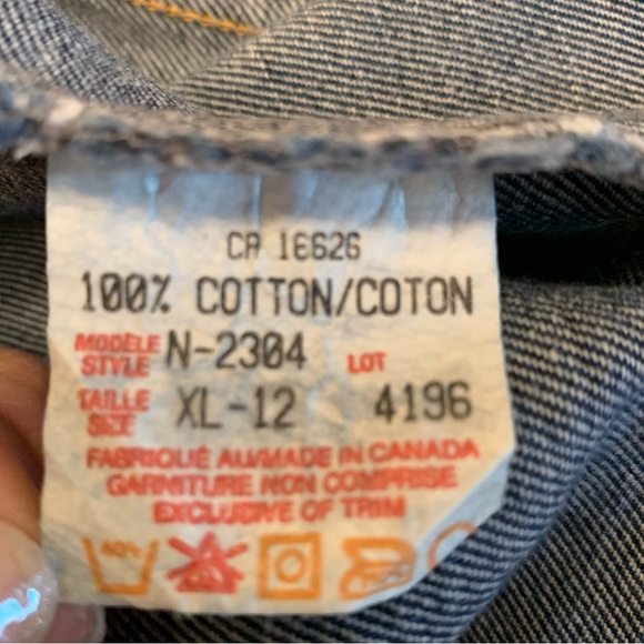 Rubbish Jean Jacket XL Dark Wash Blue - Picture 7 of 12